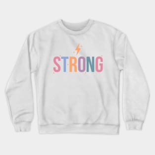 Colorful Strong Sparkle: Bold and Bright Crewneck Sweatshirt